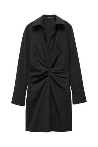 Robe détail nœud - Noir