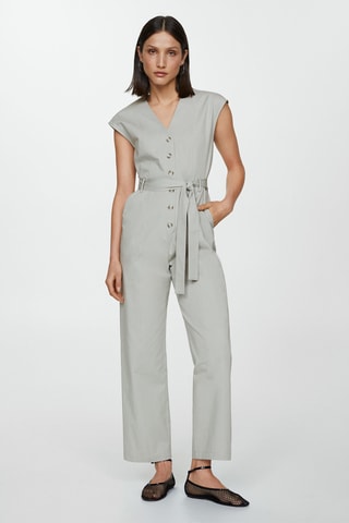 Combinaison nœud 100% coton - Gris