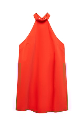 Robe emmanchures américaines dos nu - Rouge