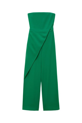 Combi-pantalon bustier - Vert