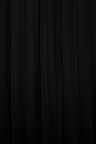 Robe évasée plissée - Noir