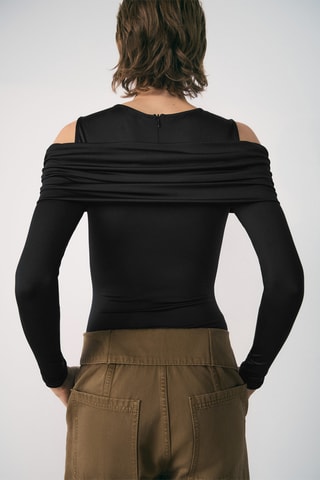 Body combiné épaules dénudées - Noir