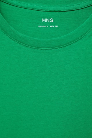 T-shirt coton manches courtes - Vert