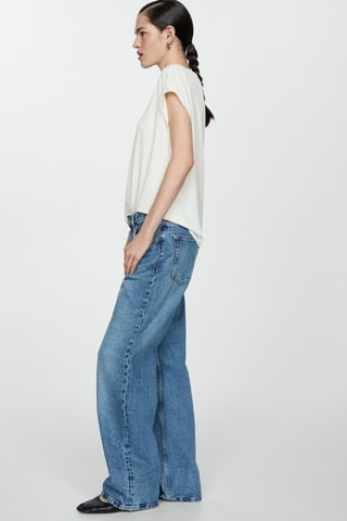 T-shirt manches courtes oversize - Écru