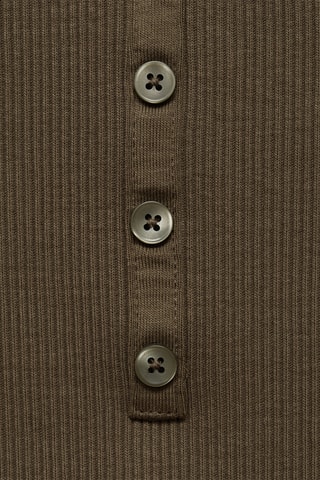Top bretelles boutons - Kaki