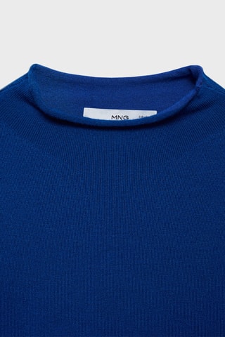 Pull-over col montant - Bleu