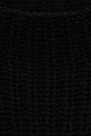 Gilet épaulettes maille - Noir