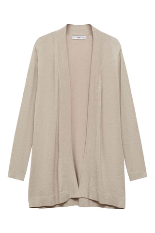 Cardigan maille fine - Beige