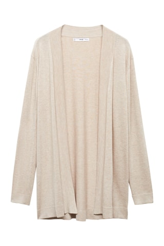 Cardigan maille fine - Beige