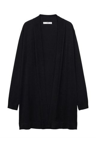 Cardigan maille fine - Noir