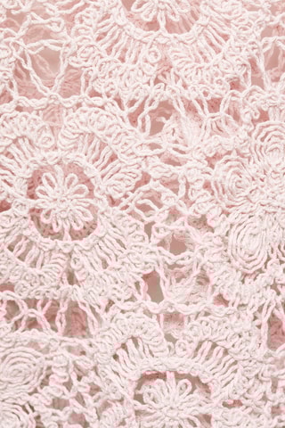 Pull-over court crochet - Rose