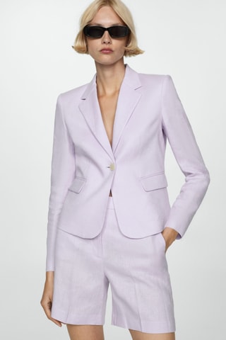 Blazer 100% lin - Lavande