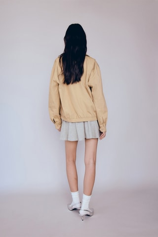 Veste bomber oversize - Beige