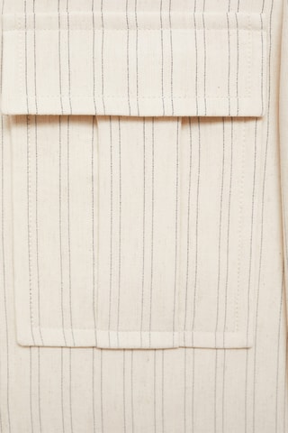 Veste poches rayures - Beige