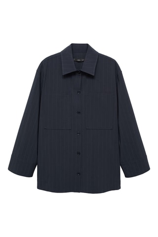 Surchemise rayures tennis - Bleu