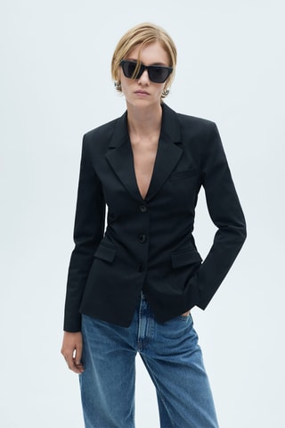 Blazer costume cintré - Noir