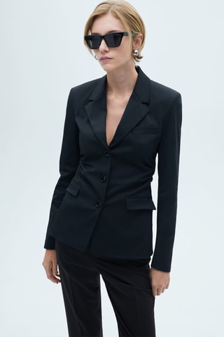 Blazer costume cintré - Noir