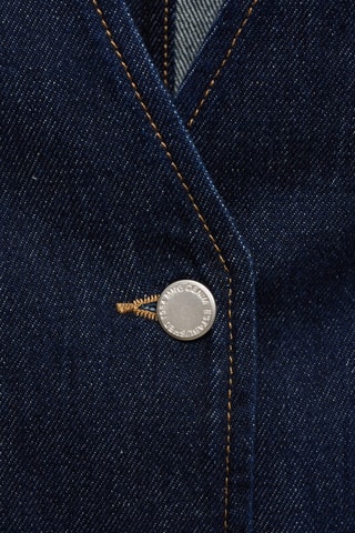 Gilet en jean rinse wash - Bleu