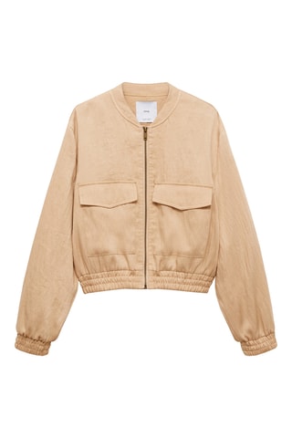 Veste bomber - Beige