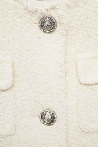 Veste en tweed à poches - Écru
