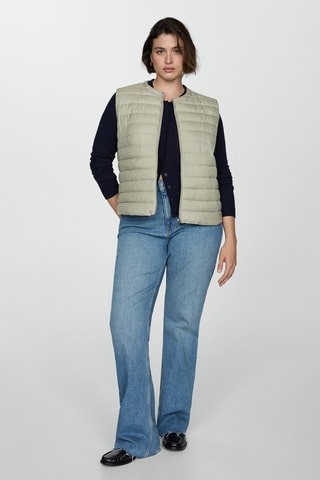Gilet matelassé - Beige