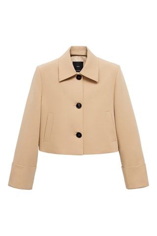 Veste structurée boutons - Beige