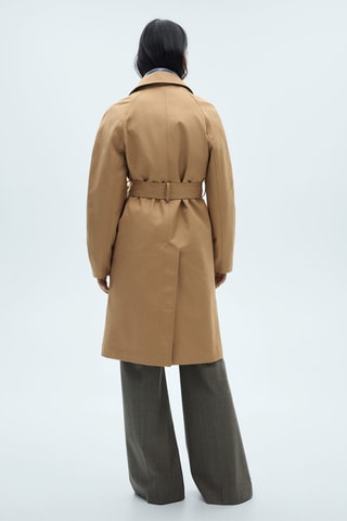 Trench ceinture coton - Beige