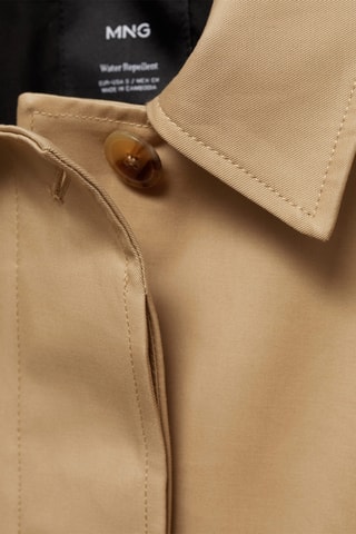Trench ceinture coton - Beige