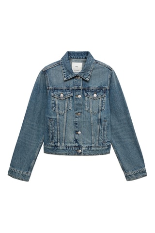 Blouson jean poches - Bleu