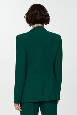 Veste costume droite - Vert