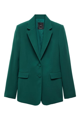 Veste costume droite - Vert