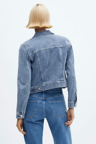 Blouson jean poches - Bleu
