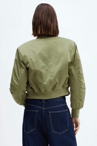 Veste bomber oversize - Kaki