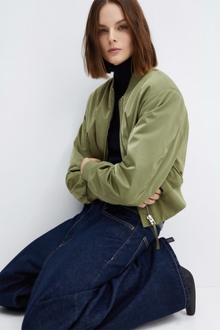 Veste bomber oversize - Kaki
