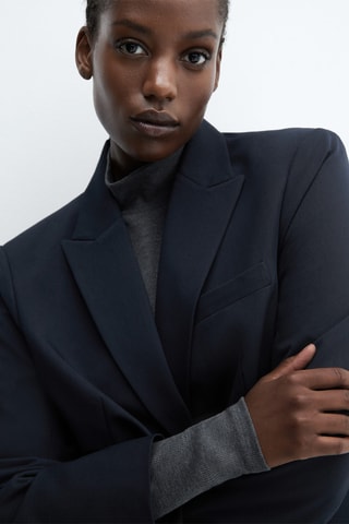 Veste costume cintrée - Bleu