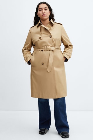 Trench classique ceinture - Beige