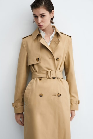 Trench classique ceinture - Beige