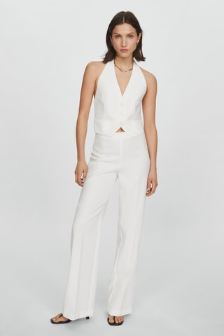 Gilet costume boutons - Blanc