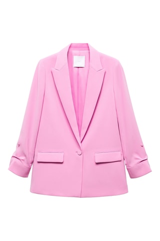 Veste manches à revers - Rose