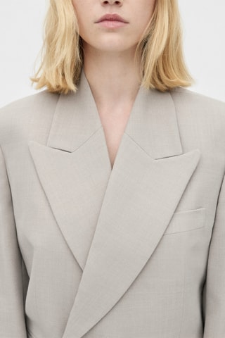 Blazer costume croisé - Gris