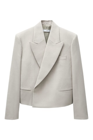 Blazer costume croisé - Gris