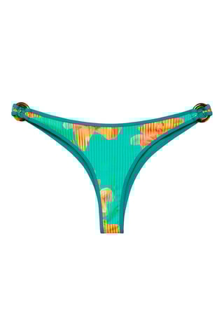 Culotte bikini anneaux décoratifs - Vert