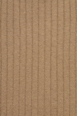 Robe maille côtelée - Beige