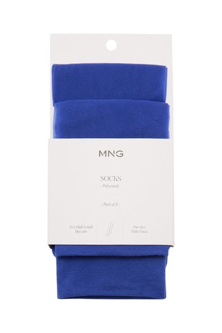 Lot de 2 paires de chaussettes voile - Bleu