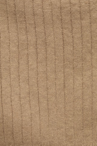 Top crop côtelé - Beige