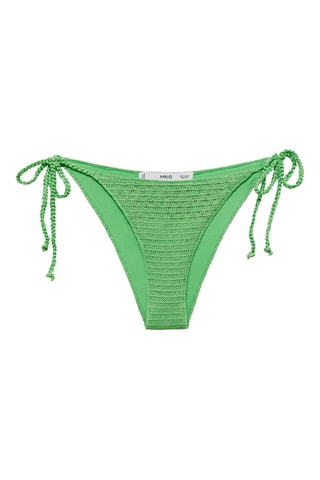 Culotte bikini crochet perles - Vert