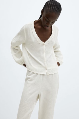 Pack pyjama coton - Écru
