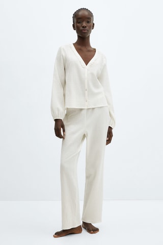Pack pyjama coton - Écru