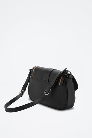 Sac cuir boucle - Noir