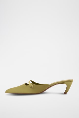 Mules à talons - Vert